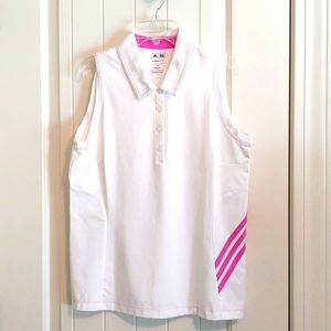 Adidas Sleeveless Golf Shirt NWOT